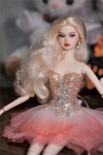 Vestido de muñeca miniatura apto para 12 pulgadas Moda Royalty Poppy Parker FR2 Hecho a mano