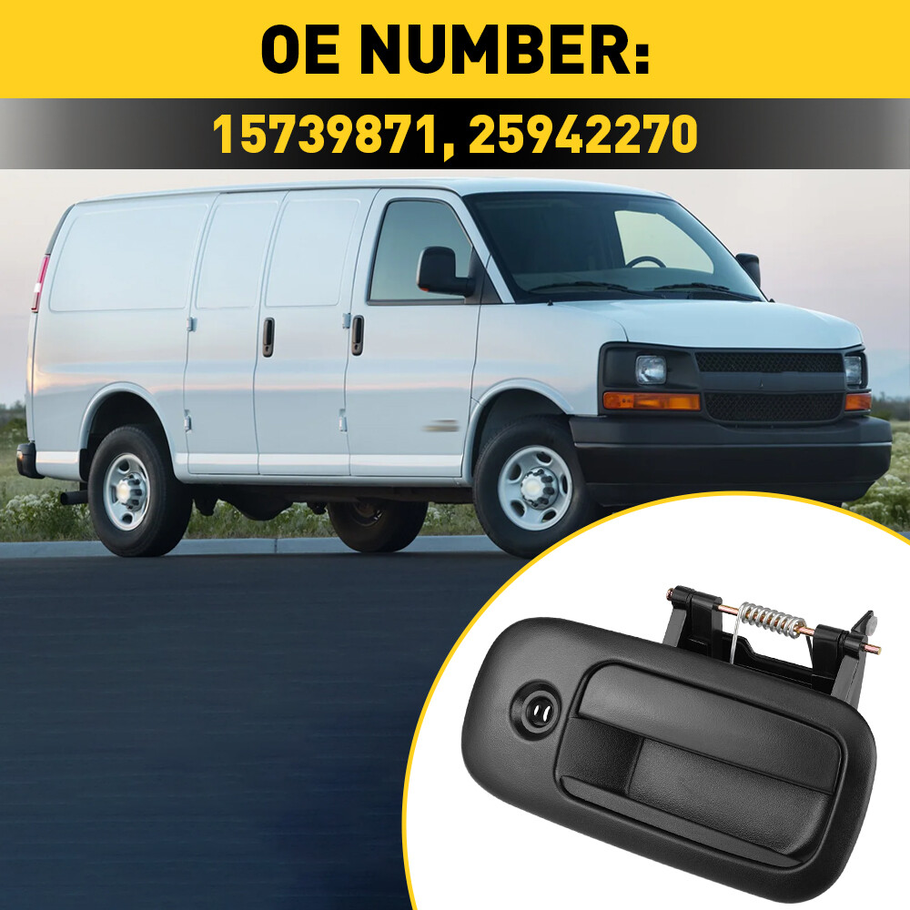 REAR RIGHT EXTERIOR SLIDING DOOR HANDLE FOR CHEVY 1996-2009