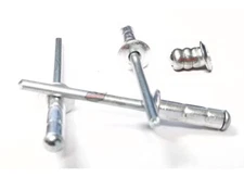 Mill 3/16" Rivet Small Head Multi Grip Aluminum Steel Mandrel Pop Rivets 250 ...