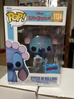 Funko Pop Disney NYCC Exclusive : STITCH IN ROLLERS #1124 Vinyl "MINT"
