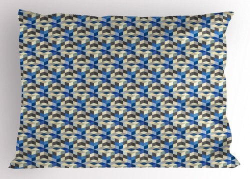 Vintage Abstract Pillow Sham Decorative Pillowcase 3 Sizes Bedroom Decoration