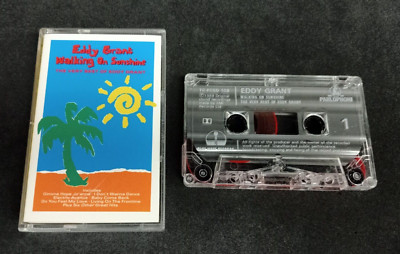EDDY GRANT  THE VERY BEST OF   WALKING ON SUNSHINE  MC MUSIC TAPE