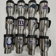 NFL Stainless Steel Travel Coffee Mug Cup Tumbler