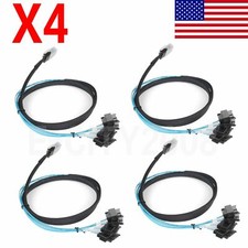 4PCS Mini SAS SFF-8087 36Pin to 4 SFF-8482 HDD with SATA Power Splitter Cable 1M