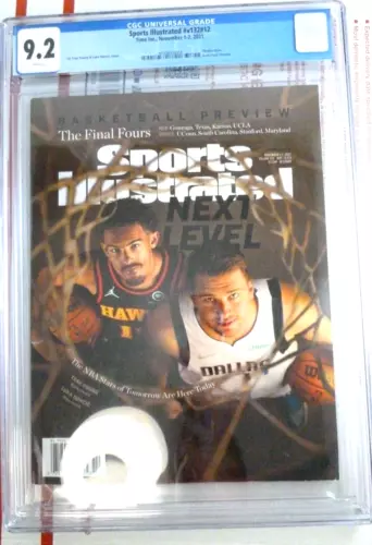 Sports Illustrated Luka Doncic Trae Young 1st Cover CGC Graded 9.2 Magazine NBA
