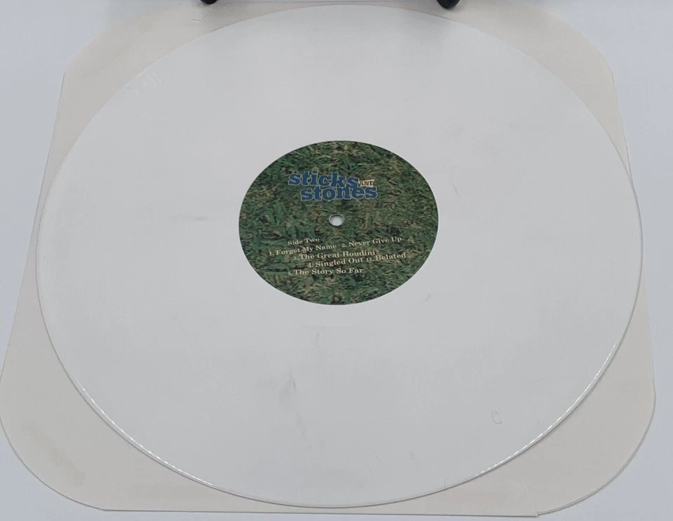 New Found Glory Sticks And Stones Original Numbered Press WHITE vinyl LP RARE - Image 4 of 4