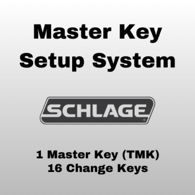 SCHLAGE 6-Pin Master Key Setup System (1 Master Key, 16 Change Keys)