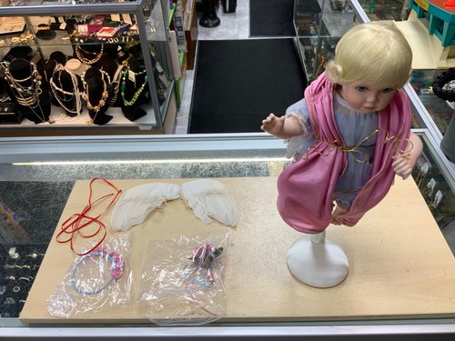Arielle The Spring Angel Porcelain Doll By Ann Timmerman -Little Bit Of Heaven - Picture 5 of 14