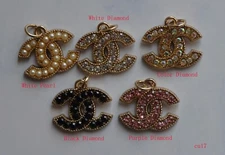 CC Pendant Button CC Diamond (22mm)/5PC 