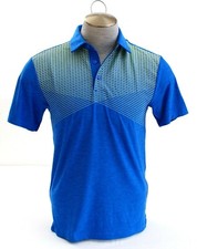 Under Armour Golf UA Playoff Blue  Green Short Sleeve Polo Shirt Men's NWT
