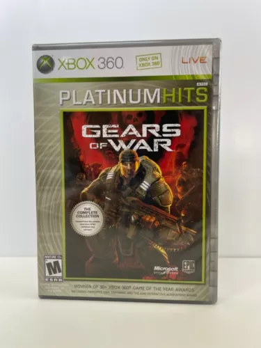 Gears Of War (Platinum Hits) (Bonus- GoW 2) Xbox 360 (Brand New Factory Sealed U