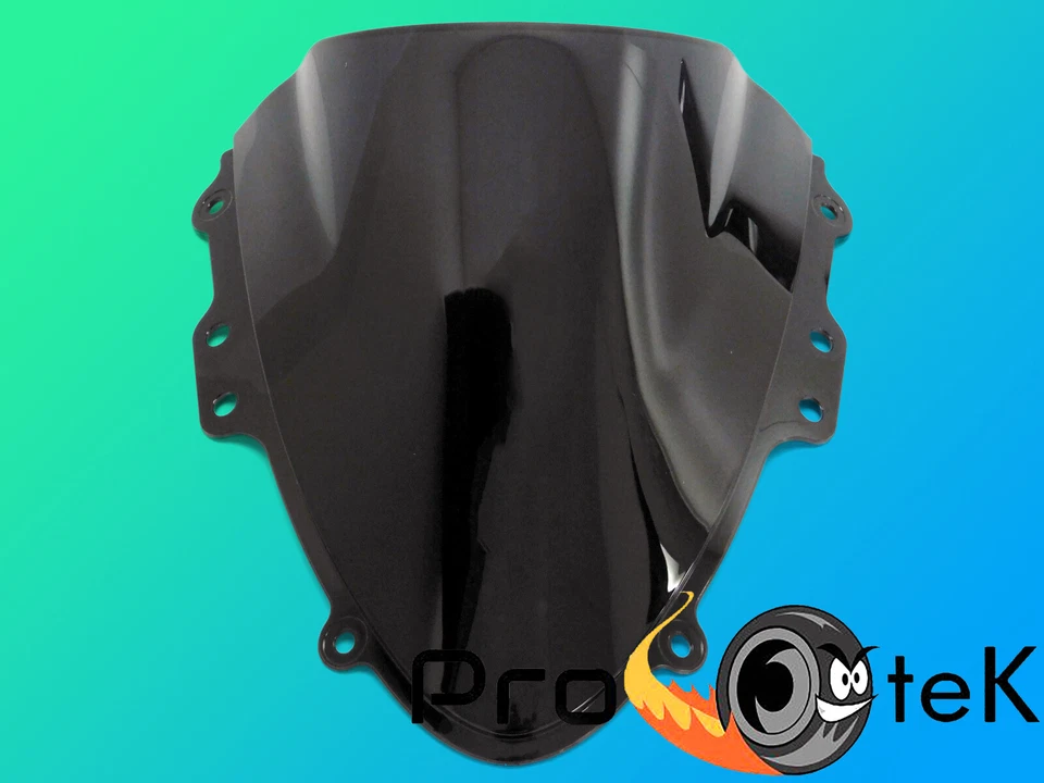 For 04-2005 Suzuki GSXR 600 750 Smoke Black Double Bubble Windscreen Windshield - Image 2 of 3