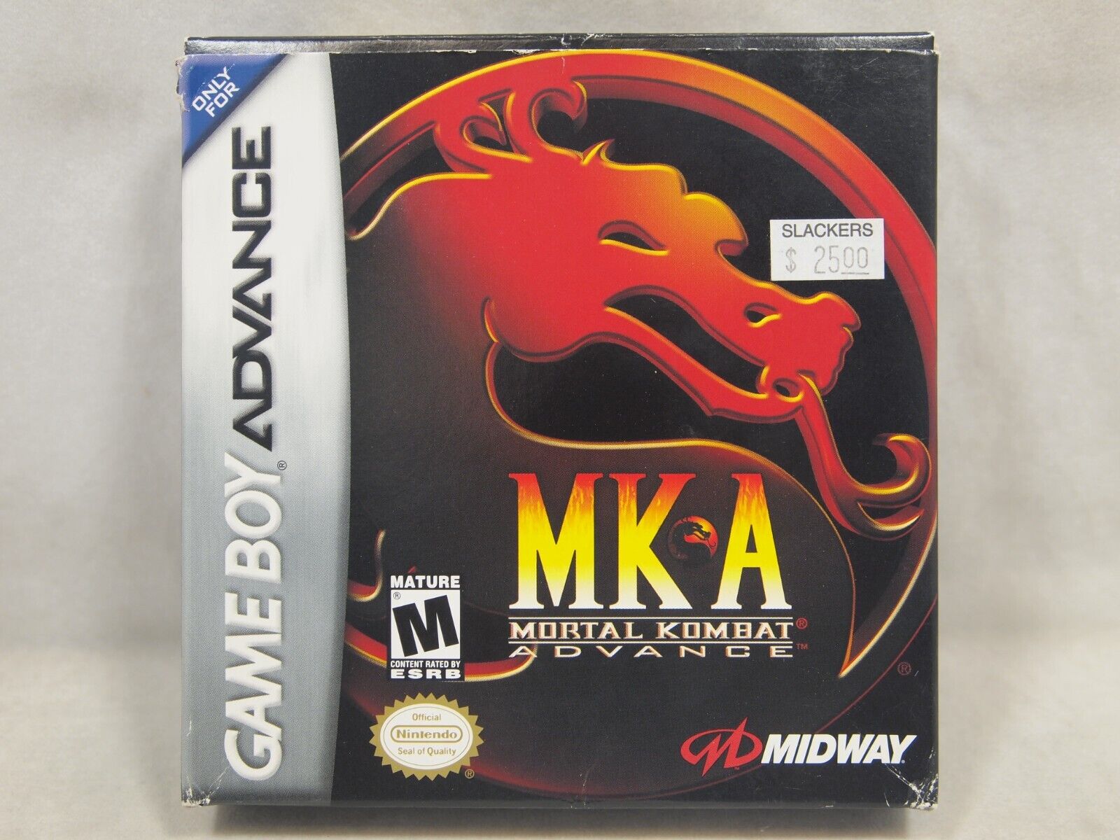 Mortal Kombat Advance (Game Boy Advance | GBA) Authentic BOX ONLY