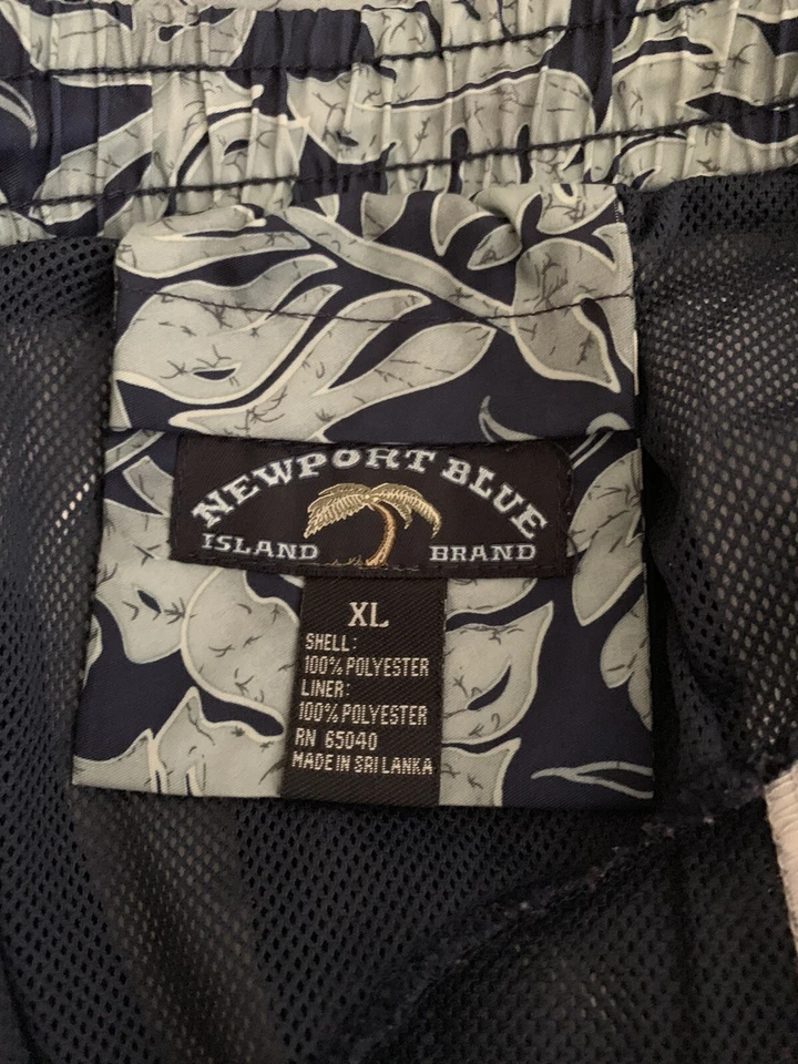 Men's Newport Blue Island Brand Swim Suit Trunks Shorts Blue Size XL - Image 3 of 4