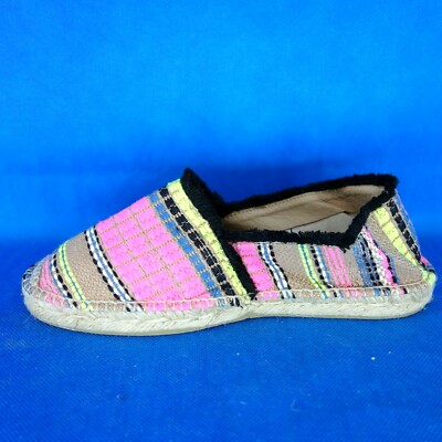Sandalen Gaimo Damen Bunt Schuhe Espadrilles Sommer Stoff Gestreift Np 65 Neu