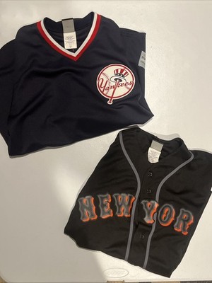 2 MLB Jerseys Mark Texeira Johan Santana Players Choice Size M