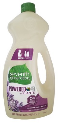 Seventh Generation Dish Liquid - 50 fl oz Lavender Flower and Mint Scent