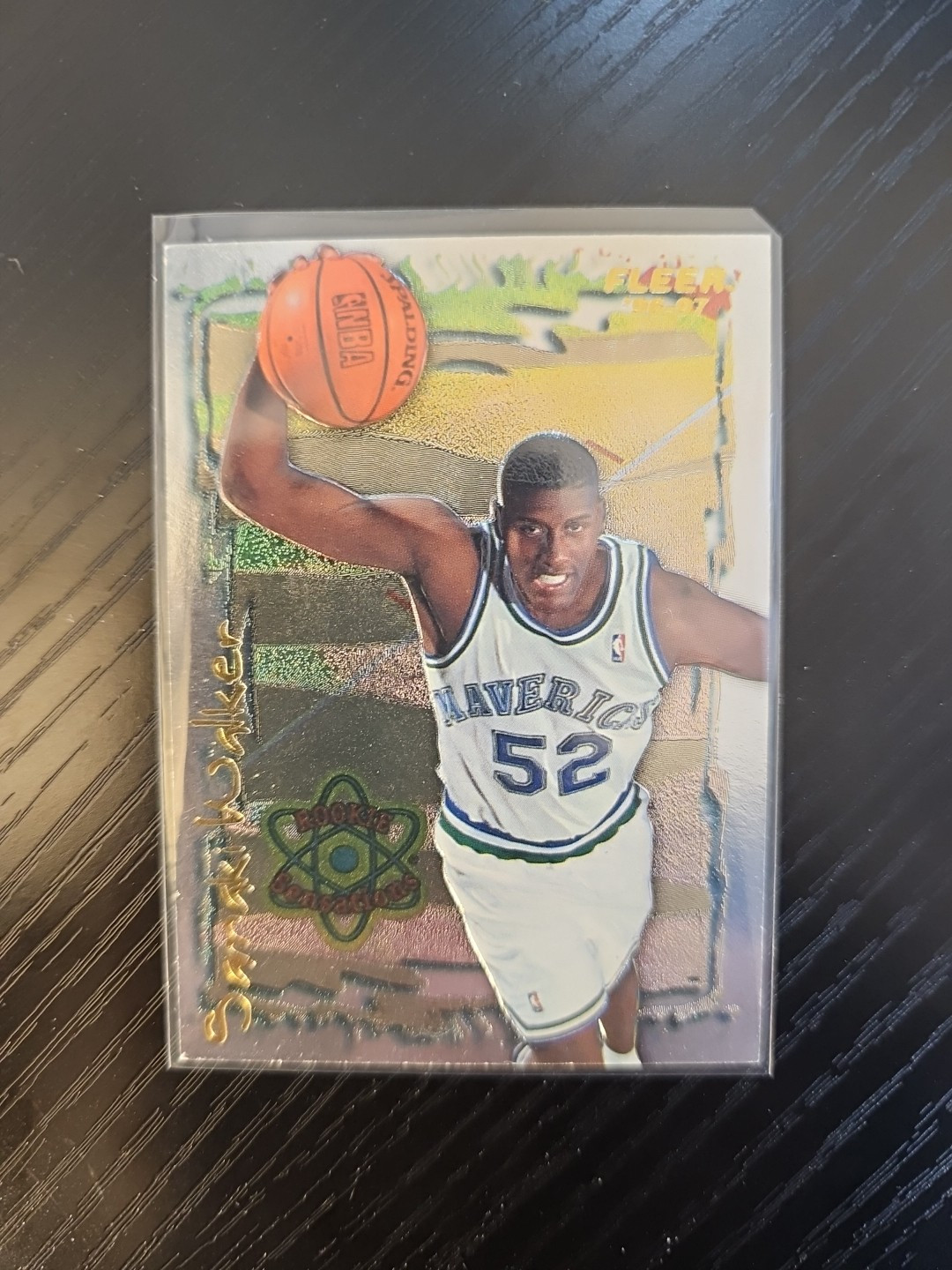 1996-67 Fleer Rookie Sensations - Samaki Walker - Rare Foil Insert