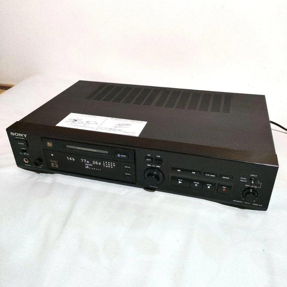 Sony MDS-E3 Professional Rackmount MiniDisc Deck Recorder Player aus Japan - Bild 2 von 4