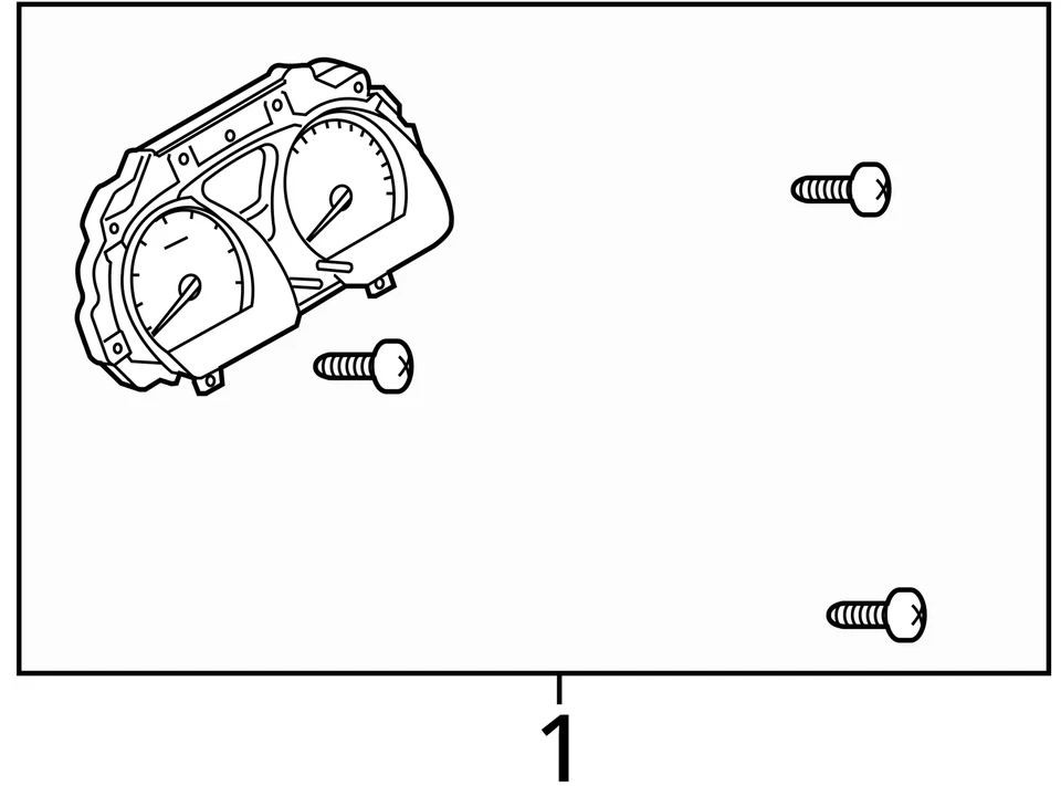 2014-2014 年日产 Versa Note 速度表仪表组仪表 DPIQH — 第 4/4 张图片