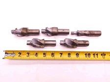5pc LOT OF CUSTOM ? CARBIDE TIPPED PORT CONTOUR CUTTERS 3/4 SHANKS VARIOUS SIZES