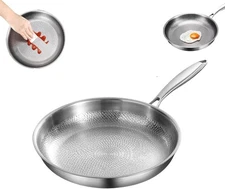 Titanium Hammered Pan Pro, 2025 New Multifunctional Ultra-Durable 11.02IN