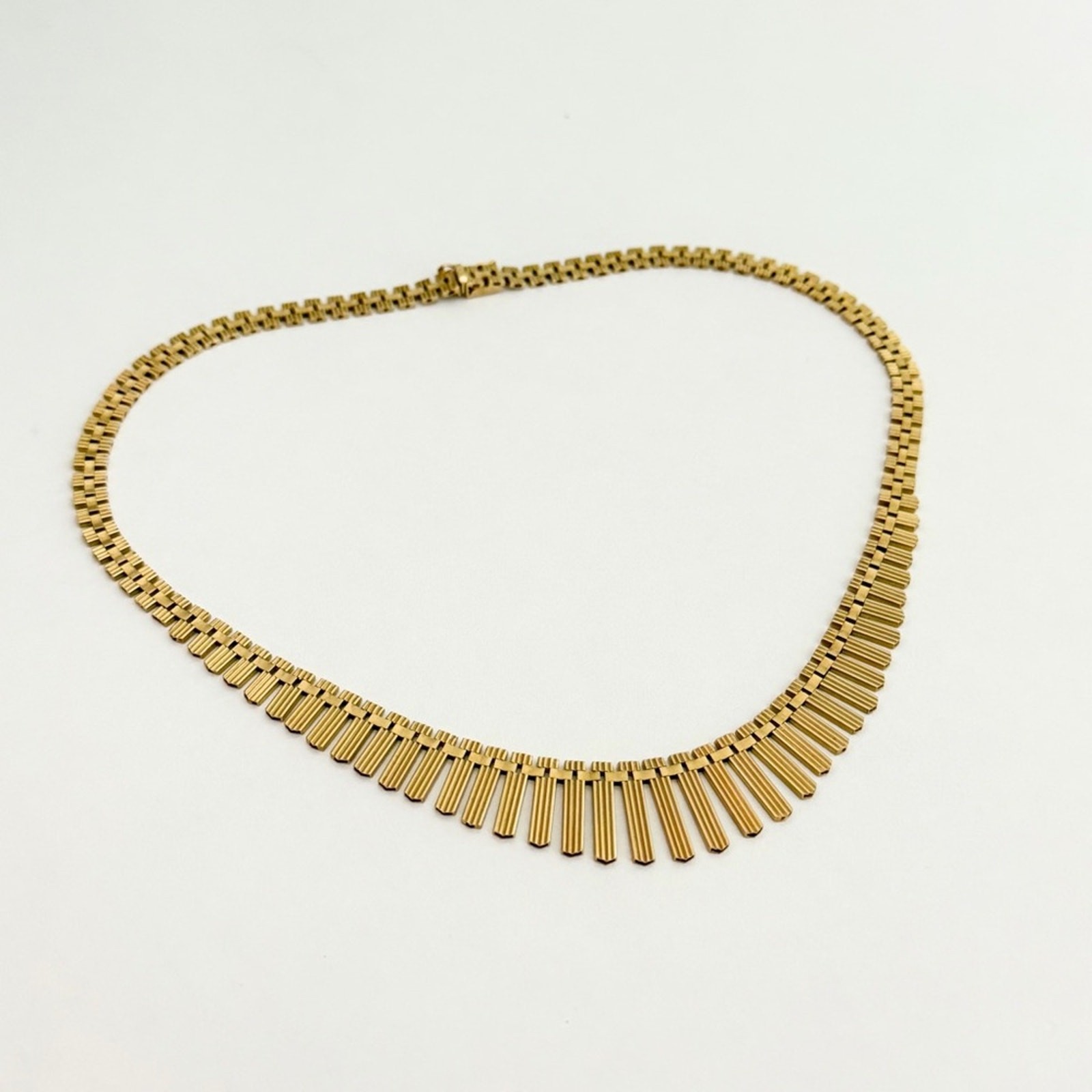 Cartier Rare Vintage Heavy 18k Solid Yellow Gold Collar Necklace image 2