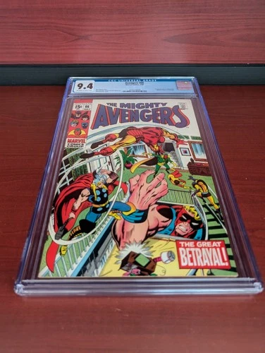 The Mighty Avengers #66 1969 1st Mention of Adamantium CGC 9.4 GRADED