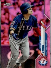 2020 Topps Chrome #177 Shin-Soo Choo Pink Refractor