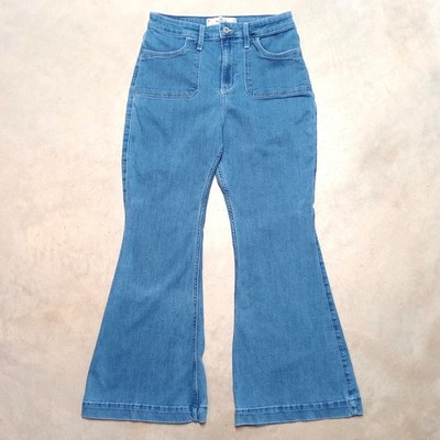 Hollister Curvy High-Rise Vintage Flare Jeans Women s Size 29x29 Stretch Denim