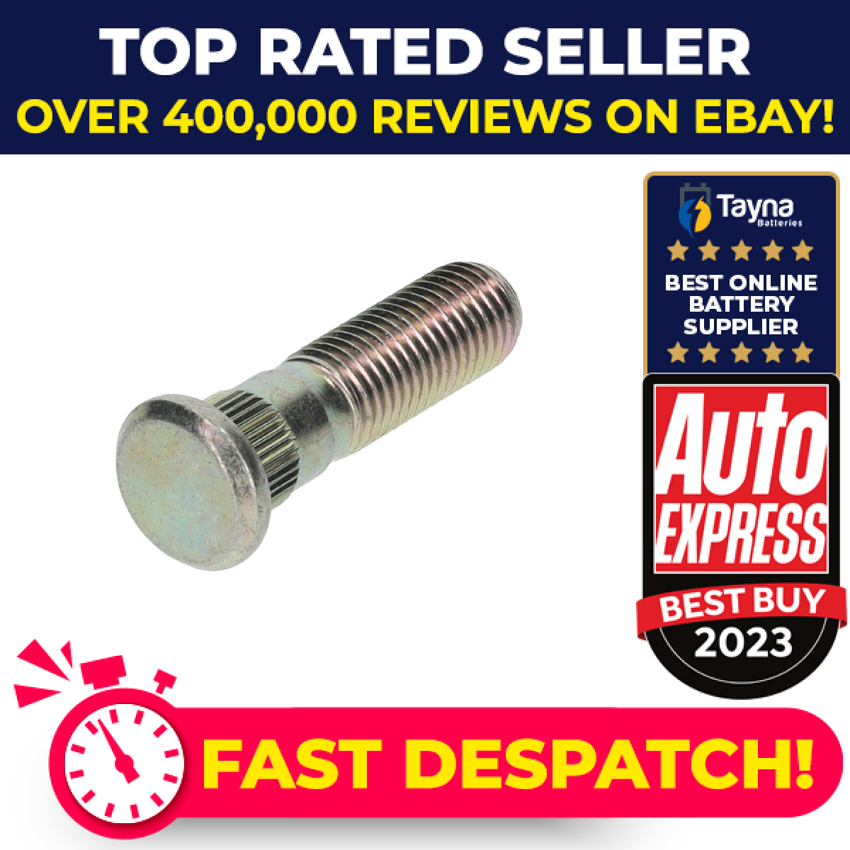 Wheel Bolt / Stud / Nut fits KIA PICANTO JA 1.2 Front 2017 on 5175207000 Febi