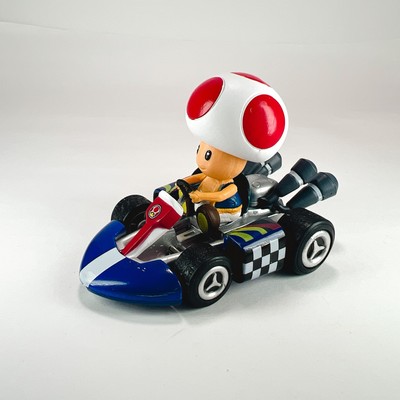 Toad Pull Back Car Mario Kart Wii Nintendo 2008 Japan Mini Figure