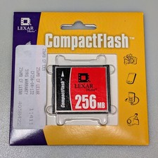 Lexar Media 256MB CompactFlash Card   CF256-04-132   New Sealed   Made in Japan