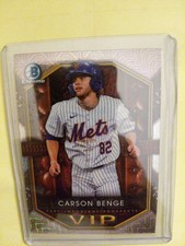 2025 Bowman - Very Important Prospects Carson Benge #VIP-17 Mojo Refractor (RC)