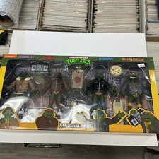 NECA TMNT Teenage Mutant Ninja Punk Disguise Turtles 7  Action Figure 4-Pack NIB