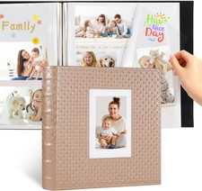 Self Adhesive Photo Album Magnetic Scrapbook Album 60 Pages Double Sided Pages L