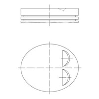 Kolben Mahle 039 Pi 00122 000 FüR CitroëN Peugeot Saxo 106 Ii