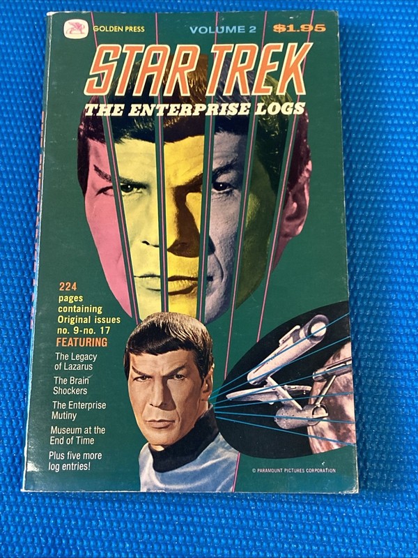 Star Trek the Enterprise Logs - Volume 2. Golden Press, 1976 Vg