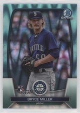 2023 Bowman Chrome Aqua RayWave Refractor 171/199 Bryce Miller #92 0m7x