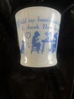 Fire King Vintage Child’s Prayer Mug White Milk Glass Anchor Hocking