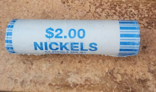 1776 2026 d uncirculated Jefferson nickel roll tails/tails