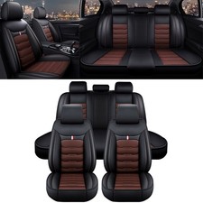 Leather Seat Cover Full Set Front Rear For 2016-2026 Ford F150 F250 F350 Crewcab Leather Seat Cover Full Set Front Rear For 2016-2026 Ford F150 F250 F350 Crewcab