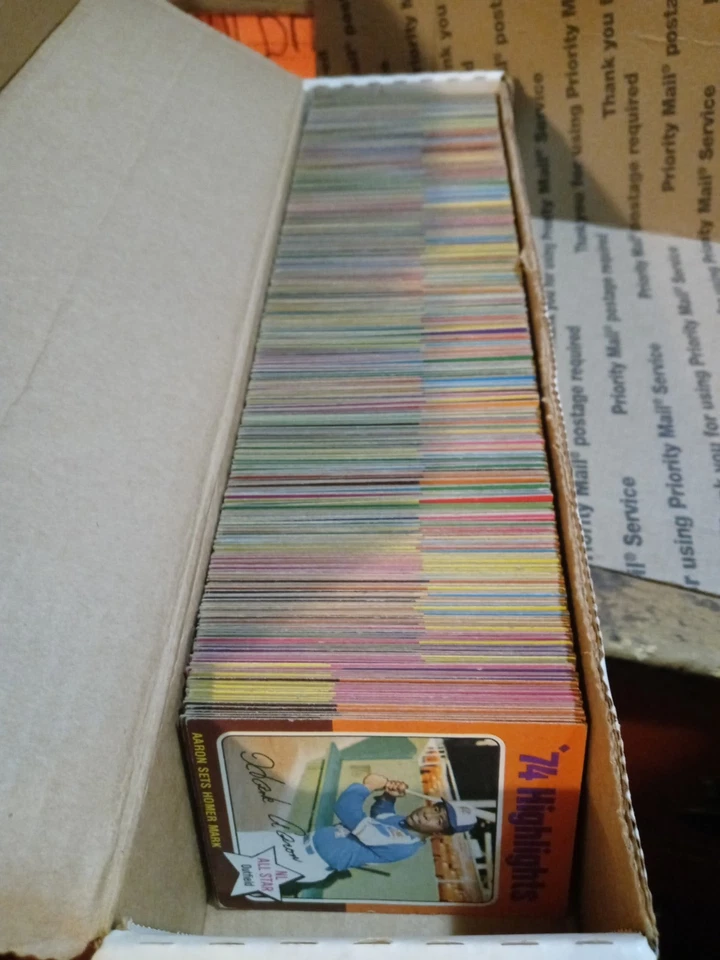 Juego completo de béisbol Topps 1975 #1-660 Brett, Yount, Rice, Carter radiocontrol muy bonito Foto 3 de 4