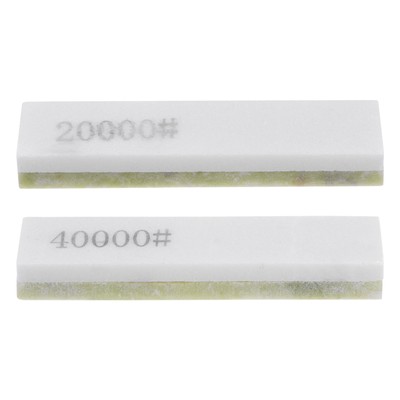 2 Stück Messer Wetzstein Set Rechteck 10000/20000/40000 Körnung