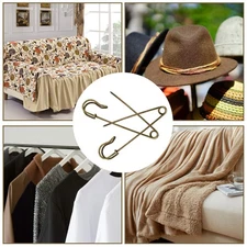 30Pcs/Set Large Heavy Duty Metal Safety Pins Brooch Pins Large Safety Pins