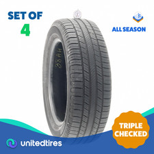 Set Of 4 Used 22560r18 Michelin Defender 2 100h - 7.5-9.532 14ws8
