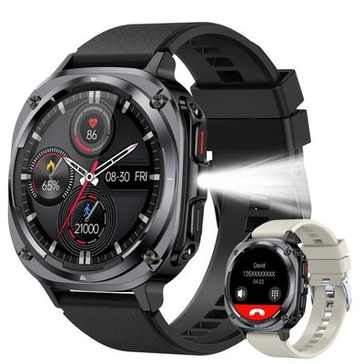 Reloj Inteligente Con Llamadas Bluetooth y Linterna Smart Watch Para Hombre 2026