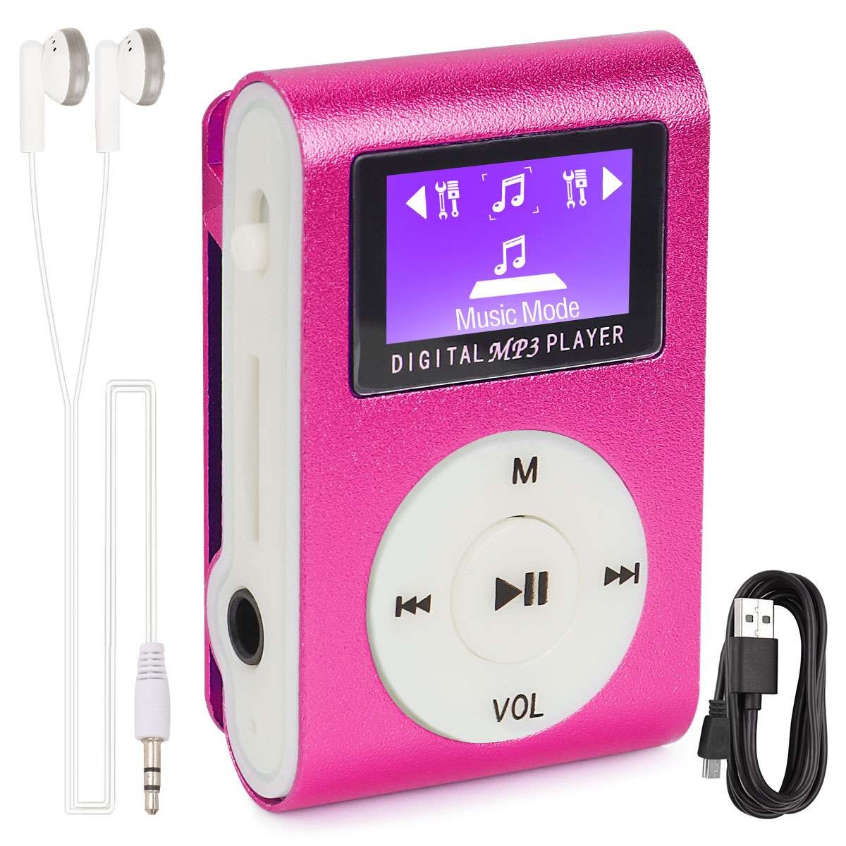 With Digital Lcd Screen Support 32g Micro Sd