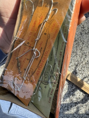Vintage U Ketch Em Minnow Rigs Store/dealer Box Full NOS Union Springs ...