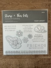 CTMH Scrapbooking Stamp Thin Cut Set Z4172 Documented Cardmaking